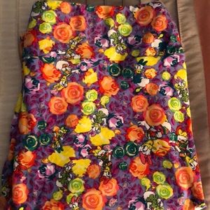 Lularoe TC Daisy Duck leggings, worn once, euc